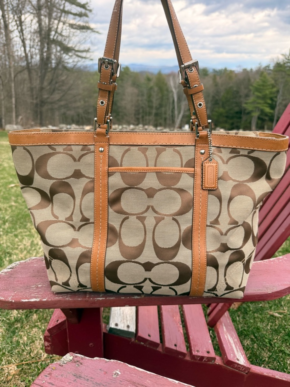 Coach Signature Gallery Tote